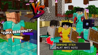 PERANG BESAR MELAWAN kotosus dibantu 4 SUBSCRIBERS di Minecraft Kalian Mau Ikutan [upl. by Vashtee815]