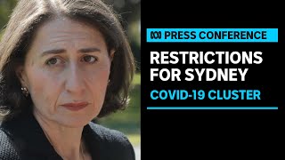 NSW Government introduces COVID19 restrictions across Greater Sydney  ABC News [upl. by Aklog157]