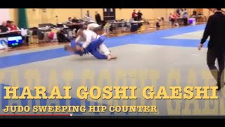 haraigoshi gaeshi JUDO COUNTER throw for SWEEPING HIP [upl. by Teddie]