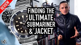 Searching For The Best Tudor amp Rolex Submariner  My Grail Leather Jacket Belstaff V Racer [upl. by Isabel200]