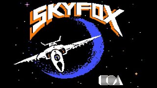 Skyfox Shortplay w Easter egg Apple II  Electronic Arts [upl. by Serle344]