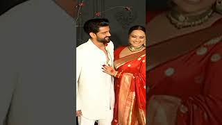 Newlymarried couple Sonakshi and Zaheer at their wedding reception [upl. by Skippie603]