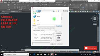 How to draw Chainage of an alignmant in AutoCAD [upl. by Aerbas422]