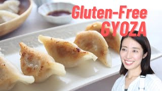 Glutenfree Gyoza wrapper 无麸质日式餃子グルテンフリー餃子米粉餃子の皮 [upl. by Quigley]