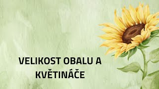 75 Velikost obalu a květináče [upl. by Annet]