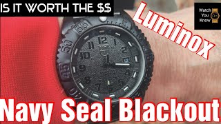 Luminox Navy Seal Blackout  Is it worth the money [upl. by Ened]