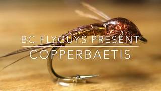 quotCopperbaetisquot Mayfly Nymph Fly Pattern [upl. by Hareenum277]