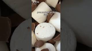 A marshmallow chocolate recipe w air fryermarshmallow recipes [upl. by Ecirpac]