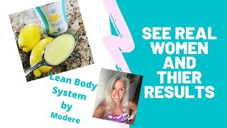 Lean Body System by Modere Real Women Real Results [upl. by Ahseinod456]