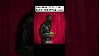 DRUSKI MEETS A1 2FUNNY FOR THE FIRST TIME🤣 ​⁠​⁠ a12funny comedy druski london roadman uk [upl. by Hulen]