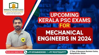 Upcoming Kerala Psc Exams  Mechanical Engineers  Junior Instructor  Instructor Grade 1 [upl. by Airak441]