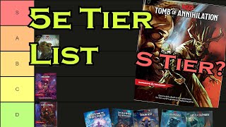 5e Adventure Module Tier List  No Spoilers [upl. by Chisholm590]