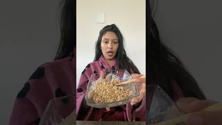 Eat some oatmeal with me mukbang eatwithme explore food healthyfood [upl. by Boyden961]