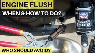 HOW TO FLUSH ENGINE WHO SHOULD AVOID ENGINE FLUSH Liqui Moly ENGINE FLUSH REVIEW BEST ENGINE FLUSH [upl. by Yetnom]