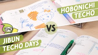 Hobonichi Techo vs Jibun Techo DAYs 📔 Daily Planner Comparison [upl. by Nabila200]