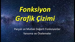 FONKSİYON5 GRAFİK ÇİZİMİ [upl. by Evita67]