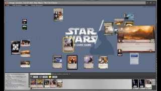 Star WarsThe Card Game  OCTGN Use Tutorial [upl. by Rovert]