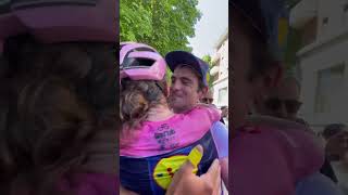 Pure emotion for Elisa Longo Borghini after winning the 2024 Giro dItalia Women 🇮🇹🩷 Cycling [upl. by Eillor]