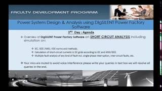 FDP  Power System Simulation Using Digsilent PowerFactory June 3 2016 [upl. by Yenohtna]