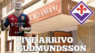 🔴 LIVE ARRIVO GUDMUNDSSON A FIRENZE 💜⚜️ [upl. by Clapp]