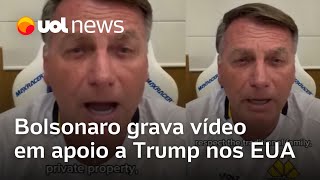 Bolsonaro grava vídeo em apoio a Trump nos EUA e diz que está inelegível sem ter cometido crime [upl. by Specht]