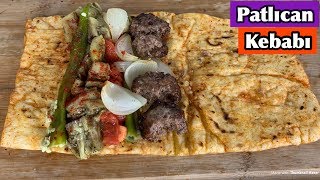 ÖĞRENCİYE ÖZEL DÜRÜM PATLICAN KEBABI  Eggplant Kebab Recipe [upl. by Phillis677]