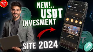 New Usdt Earning Site  Earn Free Usdt  Best Usdt Investment site  New Trx Earning Site 2024 [upl. by Bocyaj]