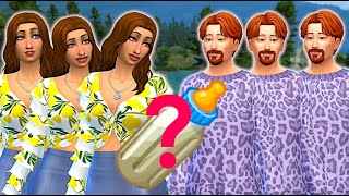 What happens when triplets have a baby with triplets  Sims 4 genealogy challenge [upl. by Austin635]