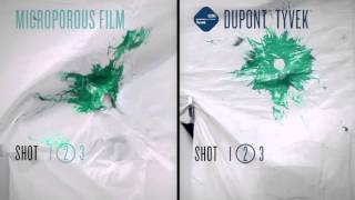 Paintball vs Microporous Film MPF [upl. by Llenrahc]