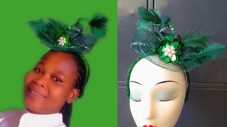 How to make a fascinatorHow to make crinoline fascinator [upl. by Llertnahs690]