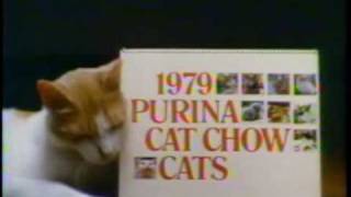 Purina Cat Chow  quotCalendar Catsquot Commercial 1978 [upl. by Otreblada]