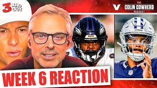 Reaction to LionsCowboys JaguarsBears BrownsEagles ChargersBroncos  Colin Cowherd NFL [upl. by Norrek]