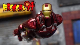 SH Figuarts Avengers IRON MAN MARK 7 amp Hall of Armor Action Figure Review [upl. by Hendry]