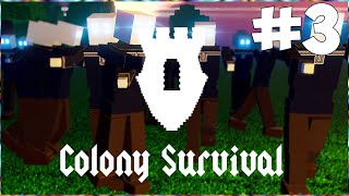 COLONY SURVIVAL FR LES PREMIERS ZOMBIES ARRIVENT  3 [upl. by Ahtibat]