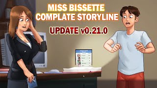 Miss Bissette Complate Stroyline I SUMMERTIME SAGA v0200 New Update I Raknell [upl. by Ettena]