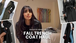 Trench Coat Haul for Fall [upl. by Iclehc699]