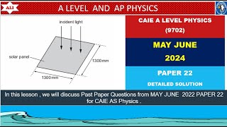 AS LEVEL PHYSICS 9702 PAPER 1MAYJUNE 2024  PAPER 22  970222MJ24  Uncertainties [upl. by Kalikow]