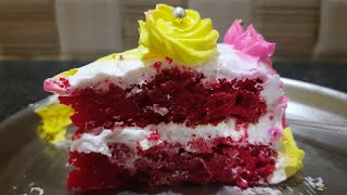 Red velvet cake  easy premix cake recipe at home [upl. by Nowaj]