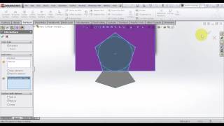 Video Tutorial on Modeling Dodecahedron in SolidWorks [upl. by Piggy]