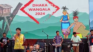 Garo Singer Somapon Snal at Dhaka Wangala Festival 2024 Bangladesh [upl. by Anialed]