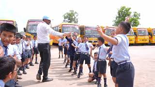 Students learned the art of passing the ball while honing their teamwork shraddhaolympiadschool [upl. by Thom]