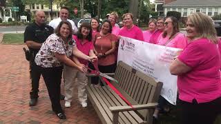 Marlton Womens Club Bench Dedication Ribbon Cutting [upl. by Ahsitam33]