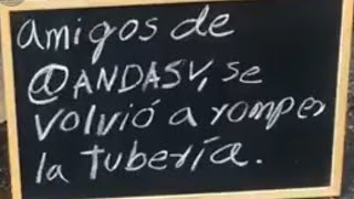 En Mexicanos realizan ingenioso video para comunicar una tubería rota [upl. by Gove]