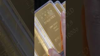 The process of making 9999 pure gold bars into mini gold bars Korea Gold Exchange [upl. by Jareb934]