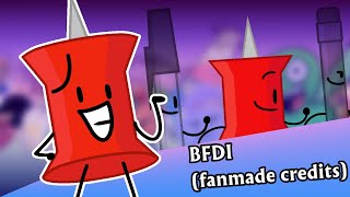 What if BFDI had fanmade credits [upl. by Lemej906]