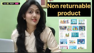 List of NonReturnable Products on Amazon Flipkart amp Meesho 🚀 Ecommerce business for Beginners [upl. by Arah932]