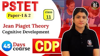 Jean Piaget Theory stage 2 Lec11 cognitive development CDP PSTET Paper1 amp 2 45 Days Crash Course [upl. by Enneillij68]