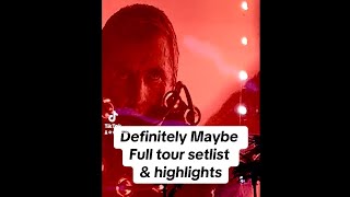 DEFINITELY MAYBE TOUR FULL SETLIST AND HIGHLIGHTS 2024 LiamGallagherOfficial Liam Gallagher [upl. by Budd955]