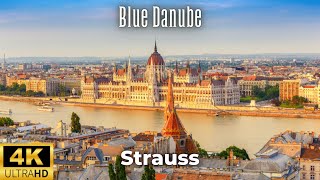 Strauss  The Blue Danube Waltz 4K [upl. by Arikal498]