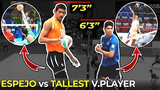 MARCK ESPEJO MEETS THE WORLDS TALLEST VOLLEYBALL PLAYER AT THAI VLEAGUE  VISAKHA vs NAKHON [upl. by Ikkin]